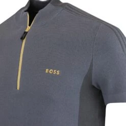 BOSS Golf Jumper - Zinos SS - Asphalt FA23 -Golf Fashion Shop boss golf jumper zinos ss asphalt fa23 50499053 027 57