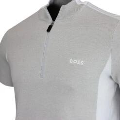 BOSS Golf Jumper - Zinos SS - Light Grey Melange FA23 15 BOSS Golf Jumper - Zinos SS - Light Grey Melange FA23 -Golf Fashion Shop boss golf jumper zinos ss light grey melange fa23 50499053 057 65