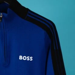 BOSS Golf Jumper - Zolkar Pro - Sodalite Blue FA23 -Golf Fashion Shop boss golf jumper zolkar pro sodalite blue fa23 50493769 438 118