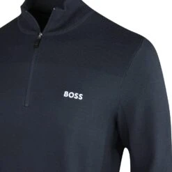 BOSS Golf Jumper - Zomat QZ - Dark Navy SP23 -Golf Fashion Shop boss golf jumper zomat qz dark navy sp23 50492641 402 63