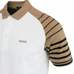 BOSS Golf Shirt - Paule 3 Slim - Training White FA23 9 BOSS Golf Shirt - Paule 3 Slim - Training White FA23 -Golf Fashion Shop boss golf shirt paule 3 slim training white fa23 50494331 100 49