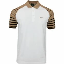 BOSS Golf Shirt - Paule 3 Slim - Training White FA23