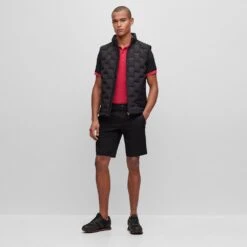 BOSS Golf Shirt - Pauletech Slim - Dark Pink SP23 -Golf Fashion Shop boss golf shirt pauletech slim dark pink sp23 50487842 660 p 1