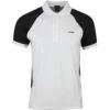 BOSS Golf Shirt - Pauletech Slim - Training White SP23 -Golf Fashion Shop boss golf shirt pauletech slim training white sp23 50487842 100 c