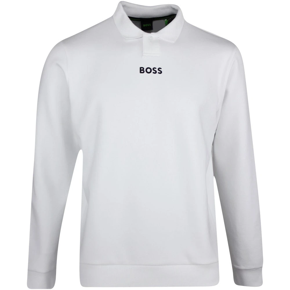 BOSS Golf Shirt - Pirax Gold LS Hybrid - Trianing White PS23 3 BOSS Golf Shirt - Pirax Gold LS Hybrid - Trianing White PS23