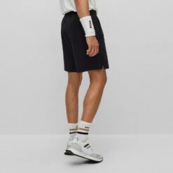 BOSS Golf Shorts - S-B N2 - Black SP23 -Golf Fashion Shop boss golf shorts s b n2 black sp23 50486937 001 c