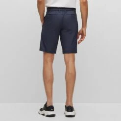 BOSS Golf Shorts - S_Drax Slim - Dark Navy FA23 16 BOSS Golf Shorts - S_Drax Slim - Dark Navy FA23 -Golf Fashion Shop boss golf shorts s drax slim dark navy sp23 50487535 402 c