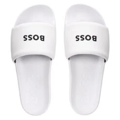 BOSS Golf Sliders - Reese Logo - Training White FA23