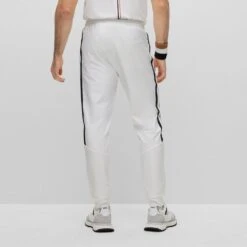 BOSS Golf Trousers - Hicon MB 1 - Training White SP23 -Golf Fashion Shop boss golf trousers hicon mb 1 training white sp23 50490663 100 e