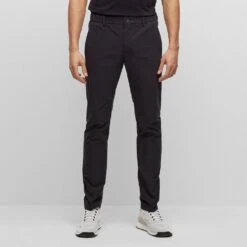 BOSS Golf Trousers - T_Rogan 2 Slim - Black SP23 -Golf Fashion Shop boss golf trousers t rogan 2 slim black sp23 50487561 001 c