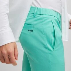 BOSS Golf Trousers - T_Rogan 2 Slim - Cockatoo SP23 -Golf Fashion Shop boss golf trousers t rogan 2 slim cockatoo sp23 50486128 340 m