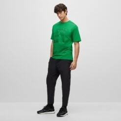 BOSS Golf Trousers - T_Shinobi Jogger - Black SP23 -Golf Fashion Shop boss golf trousers t shinobi jogger black sp23 50487217 001 c