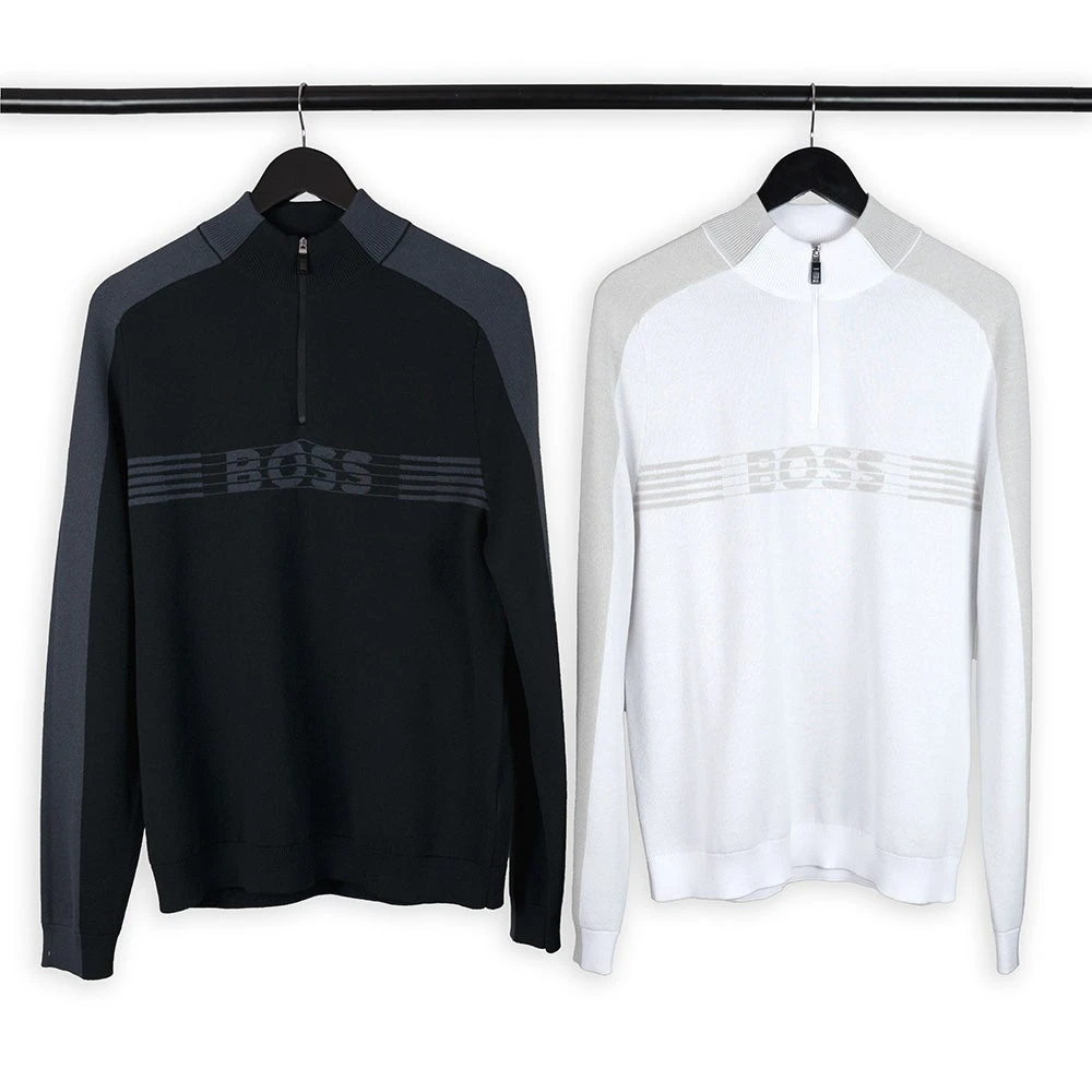 BOSS Golf Jumper - Zirros QZ - Black FA23 9 BOSS Golf Jumper - Zirros QZ - Black FA23 - Image 7