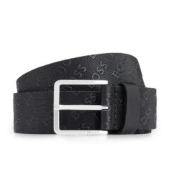 BOSS Golf Belt - Ther Tonal Logo Sz35 - Black FA23