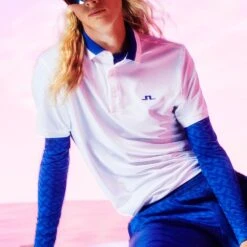 J.Lindeberg Golf Shirt - Benji Regular Fit - White HS23 -Golf Fashion Shop campaign 0000 layer 21