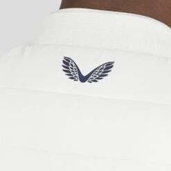 Castore Golf Gilet - Quilted FZ Vest - Stone Grey SS23 -Golf Fashion Shop castore golf gilet quilted fz vest stone grey ss23 cm0772 216 119