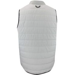 Castore Golf Gilet - Quilted FZ Vest - Stone Grey SS23 -Golf Fashion Shop castore golf gilet quilted fz vest stone grey ss23 cm0772 216 139