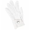 Castore Golf Glove - Leather Perforated - White SS23 -Golf Fashion Shop castore golf glove leather perforated white ss23 cm0774l 020 6