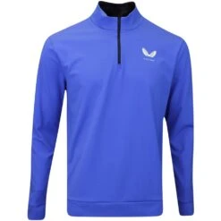 Castore Golf Pullover - Performance QZ - Royal Blue SS23
