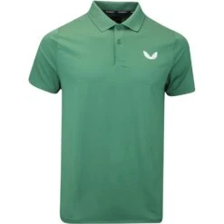 Castore Golf Shirt - Breathable Mesh Polo - Hunter Green SS23