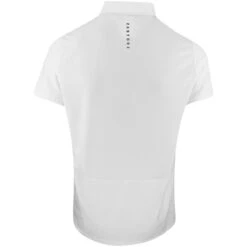Castore Golf Shirt - Breathable Mesh Polo - White SS23 -Golf Fashion Shop castore golf shirt breathable mesh polo white ss23 cm0765 020 62