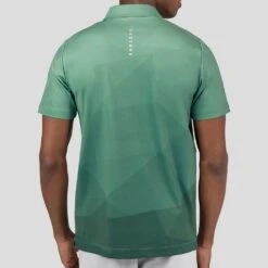 Castore Golf Shirt - Geo Gradient Print Polo - Hunter Green SS23 15 Castore Golf Shirt - Geo Gradient Print Polo - Hunter Green SS23 -Golf Fashion Shop castore golf shirt geo gradient print polo hunter green ss23 cma30363 255 65