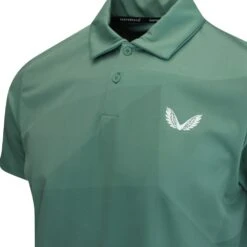 Castore Golf Shirt - Geo Gradient Print Polo - Hunter Green SS23 13 Castore Golf Shirt - Geo Gradient Print Polo - Hunter Green SS23 -Golf Fashion Shop castore golf shirt geo gradient print polo hunter green ss23 cma30363 255 93
