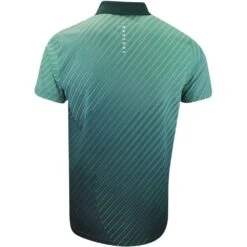 Castore Golf Shirt - Geo Stripe Print Polo - Hunter Green SS23 12 Castore Golf Shirt - Geo Stripe Print Polo - Hunter Green SS23 -Golf Fashion Shop castore golf shirt geo stripe print polo hunter green ss23 cma30176 255 96