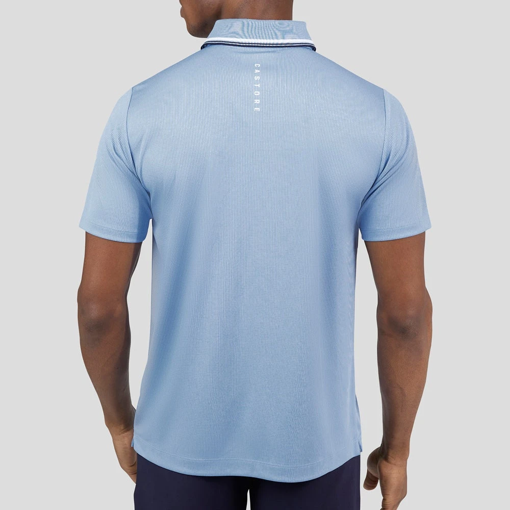 Castore Golf Shirt - Tipped Performance Polo - Sky Blue SS23 8 Castore Golf Shirt - Tipped Performance Polo - Sky Blue SS23 - Image 6