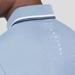 Castore Golf Shirt - Tipped Performance Polo - Sky Blue SS23 19 Castore Golf Shirt - Tipped Performance Polo - Sky Blue SS23 -Golf Fashion Shop castore golf shirt tipped performance polo sky blue ss23 cm0823 172 47