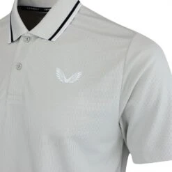 Castore Golf Shirt - Tipped Performance Polo - Stone Grey SS23 12 Castore Golf Shirt - Tipped Performance Polo - Stone Grey SS23 -Golf Fashion Shop castore golf shirt tipped performance polo stone grey ss23 cm0823 216 47