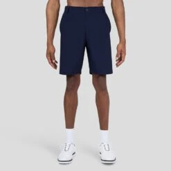 Castore Golf Shorts - Essential Tailored Short - Midnight Navy SS23 -Golf Fashion Shop castore golf shorts essential tailored short midnight navy ss23 cma20319 175 15