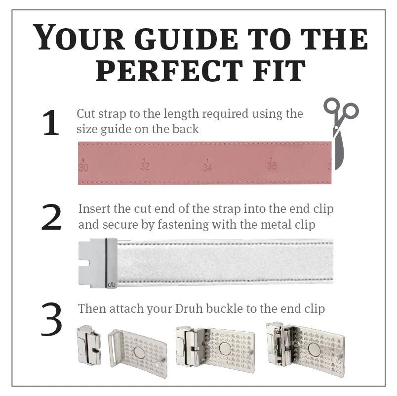 Druh Golf Belt - Lizard Tour Leather - White 2023 6 Druh Golf Belt - Lizard Tour Leather - White 2023 - Image 4