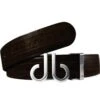 Druh Golf Belt - Crocodile Tour Leather - Dark Brown 2023 -Golf Fashion Shop druh golf belt croc leather dark brown icon 2023