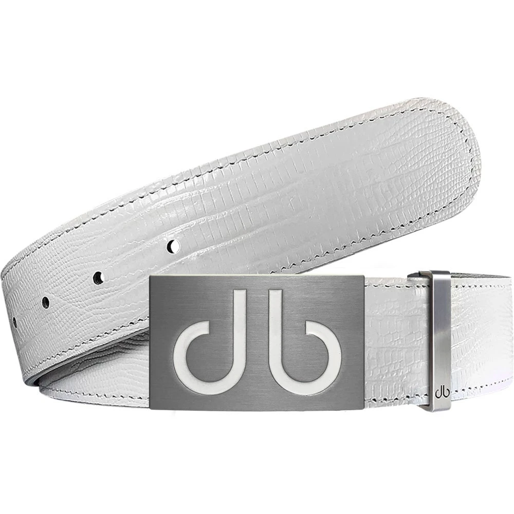 Druh Golf Belt - Lizard Tour Leather - White 2023 4 Druh Golf Belt - Lizard Tour Leather - White 2023 - Image 2