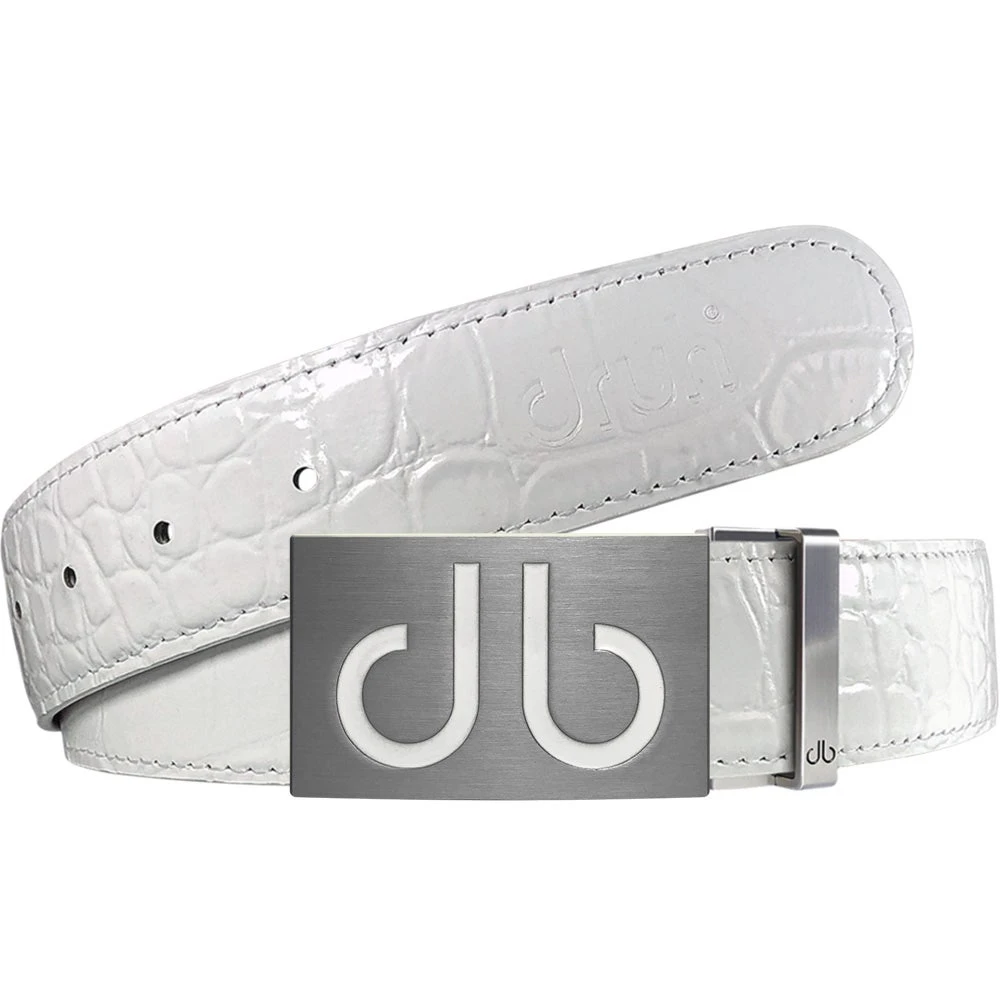 Druh Golf Belt - Crocodile Tour Leather - White 2023 4 Druh Golf Belt - Crocodile Tour Leather - White 2023 - Image 2