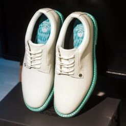 G/FORE Golf Shoes - Camo Gallivanter - Snow - Sardinia 2023 -Golf Fashion Shop g fore gallivanter detail 2023 14