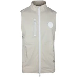 G/FORE Golf Gilet - Repeller Soft Shell Vest - Stone SP23