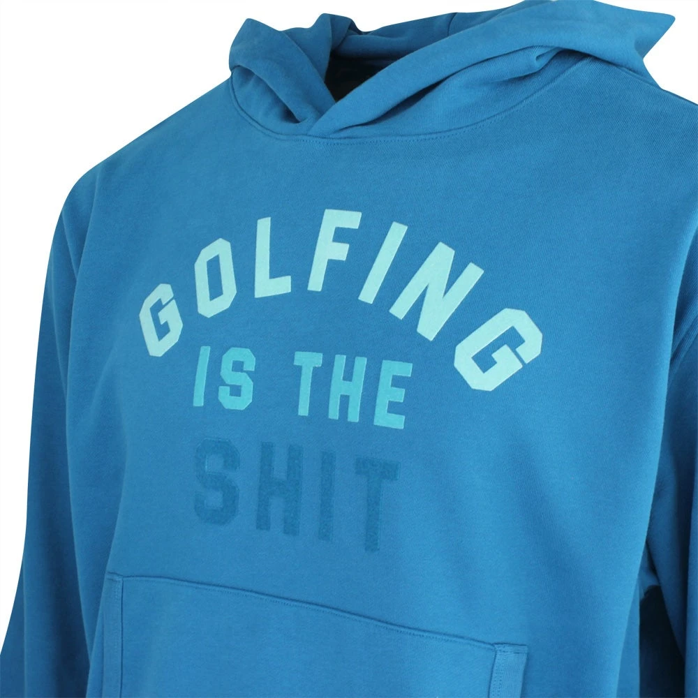 G/FORE Golf Hoodie - Golfing Logo - Petrol SP23 6 G/FORE Golf Hoodie - Golfing Logo - Petrol SP23 - Image 4