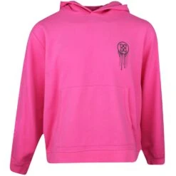 G/FORE Golf Hoodie - Reverse Birdies - Azalea SP23