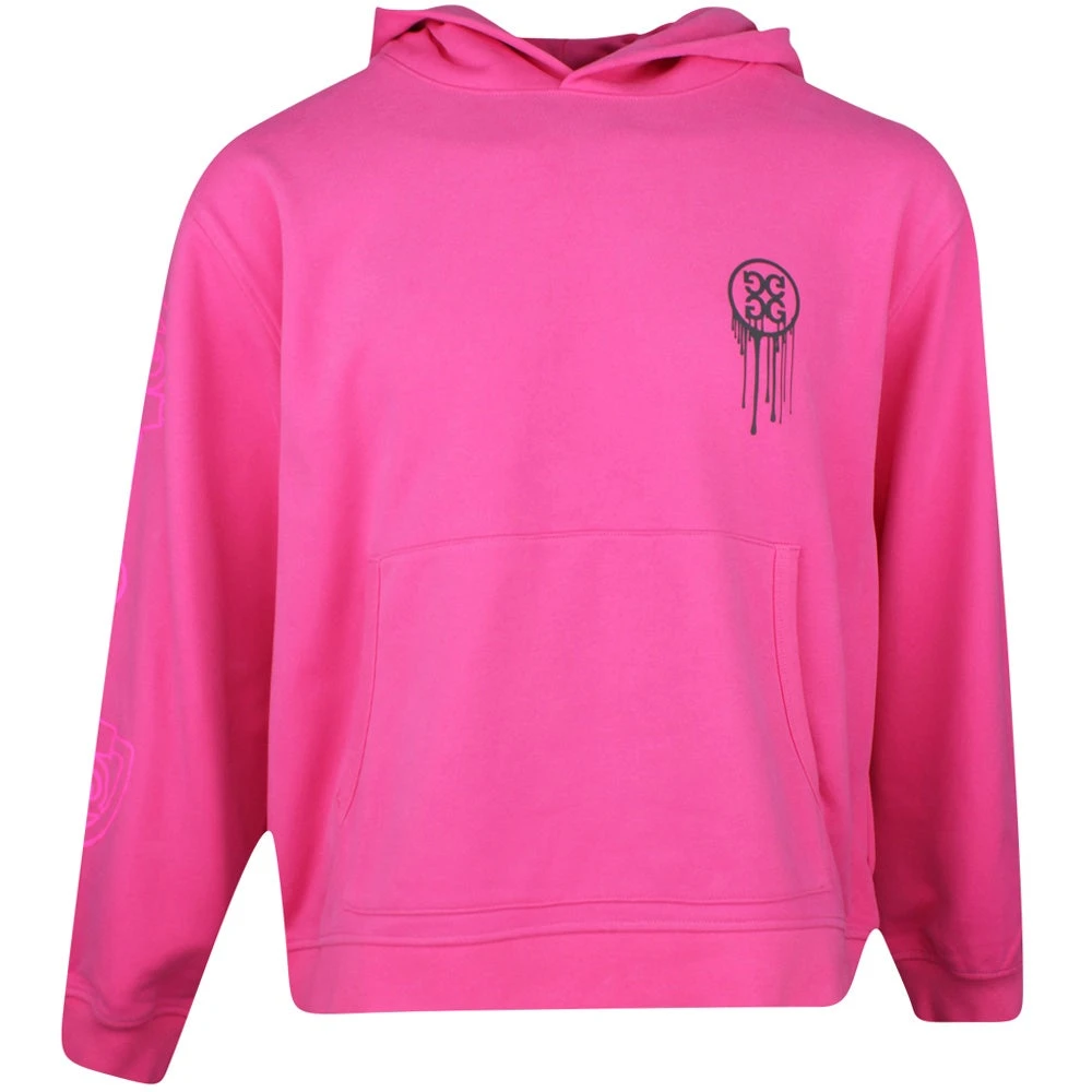 G/FORE Golf Hoodie - Reverse Birdies - Azalea SP23 3 G/FORE Golf Hoodie - Reverse Birdies - Azalea SP23