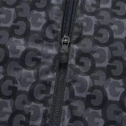 G/FORE Golf Jacket - Printed G's QZ Hybrid - Onyx SP23 -Golf Fashion Shop g fore golf jacket printed g s qz hybrid onyx sp23 g4ms23o37 onyx c