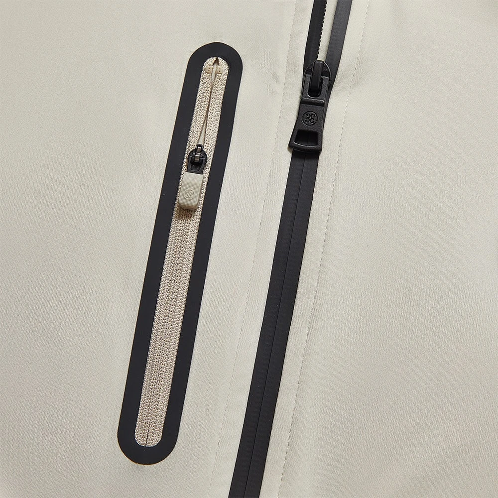 G/FORE Golf Jacket - Repeller Soft Shell Hoodie - Stone SP23 11 G/FORE Golf Jacket - Repeller Soft Shell Hoodie - Stone SP23 - Image 9