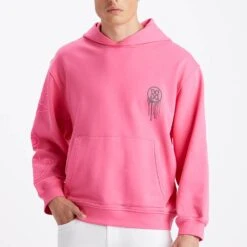 G/FORE Golf Hoodie - Reverse Birdies - Azalea SP23 16 G/FORE Golf Hoodie - Reverse Birdies - Azalea SP23 -Golf Fashion Shop g fore golf pullover birdies hoodie azalea sp23 g4ms23k420c aza g