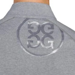 G/FORE Golf Pullover - TOUR Luxe Staple Mid - Htr Grey SP23 19 G/FORE Golf Pullover - TOUR Luxe Staple Mid - Htr Grey SP23 -Golf Fashion Shop g fore golf pullover tour luxe staple ss22 01a