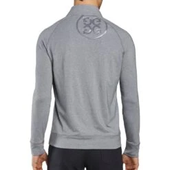 G/FORE Golf Pullover - TOUR Luxe Staple Mid - Htr Grey SP23 16 G/FORE Golf Pullover - TOUR Luxe Staple Mid - Htr Grey SP23 -Golf Fashion Shop g fore golf pullover tour luxe staple ss22 01b
