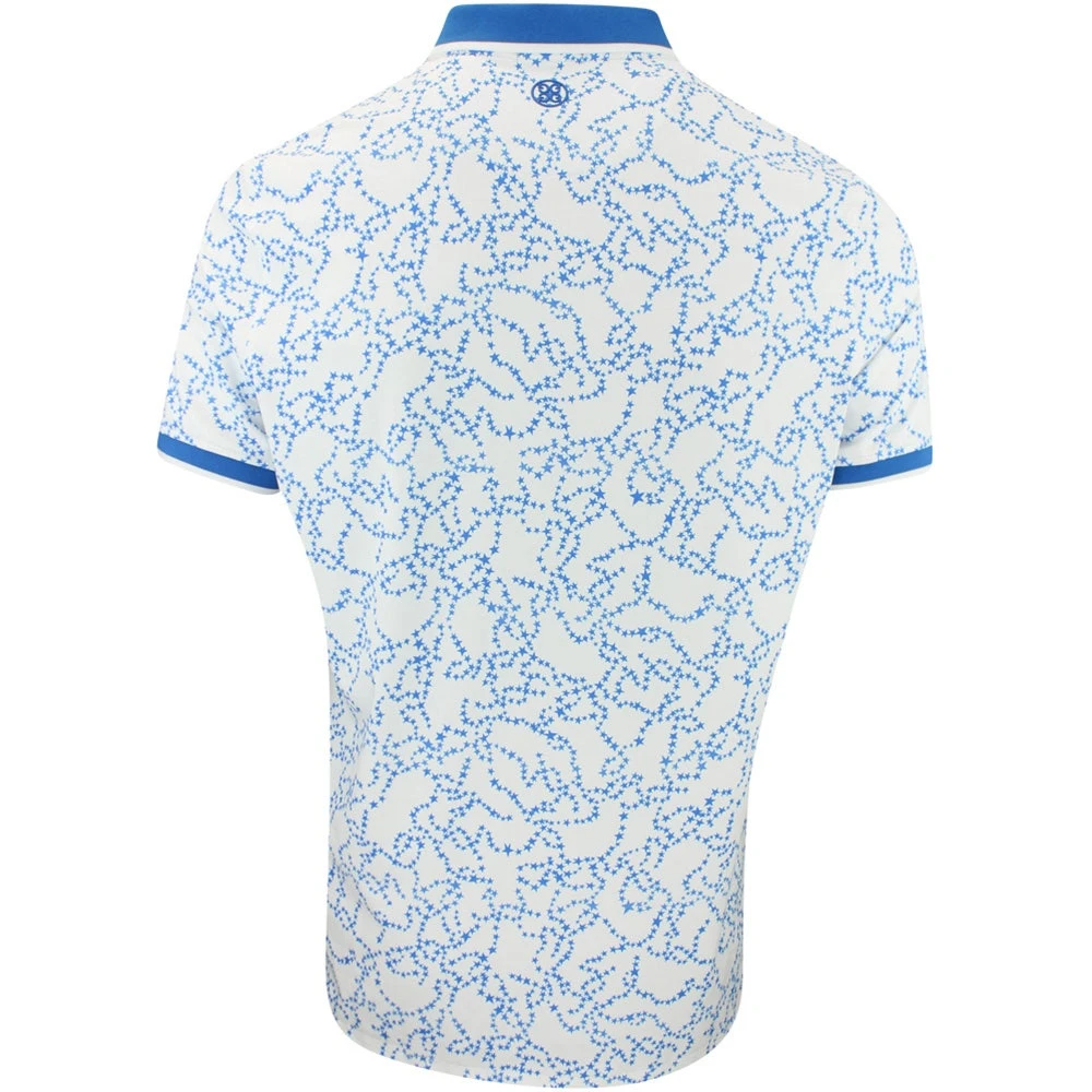 G/FORE Golf Shirt - Star Dust Tech Jersey - Racer Blue AW23 5 G/FORE Golf Shirt - Star Dust Tech Jersey - Racer Blue AW23 - Image 3