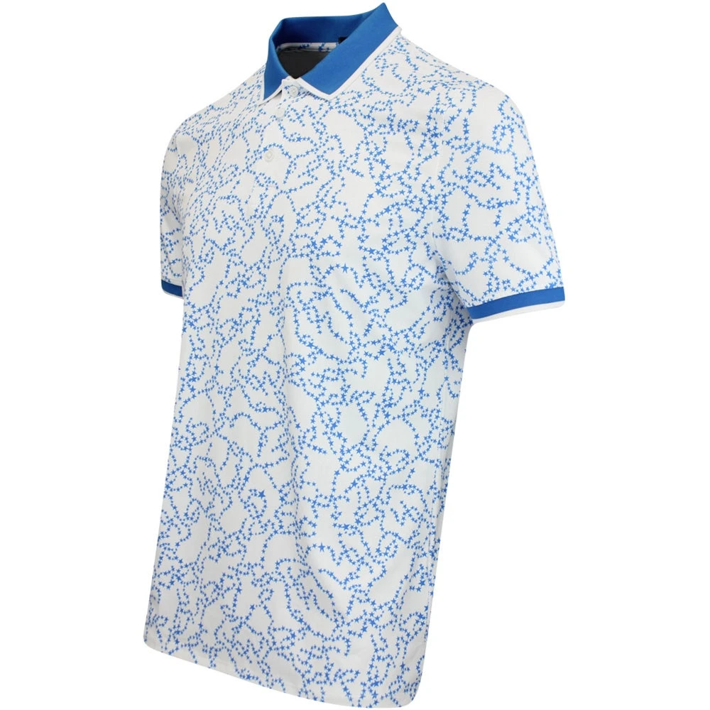 G/FORE Golf Shirt - Star Dust Tech Jersey - Racer Blue AW23 4 G/FORE Golf Shirt - Star Dust Tech Jersey - Racer Blue AW23 - Image 2