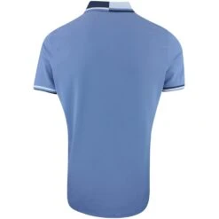 G/FORE Golf Shirt - Two Tone Tech Pique - Slate AW23 -Golf Fashion Shop g fore golf shirt two tone tech pique slate aw23 g4mf23k303 sla 66