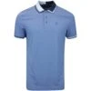 G/FORE Golf Shirt - Two Tone Tech Pique - Slate AW23 -Golf Fashion Shop g fore golf shirt two tone tech pique slate aw23 g4mf23k303 sla 69